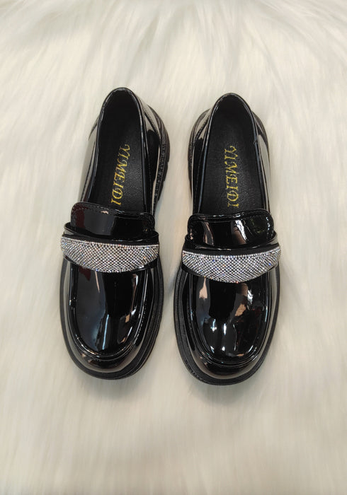 Embellished Round Toe Chunky Loafer